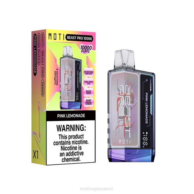 MOTI Beast Pro kertakäyttöinen vape (5%, 10000 suihketta) F60242 cola poreileva MOTI vape helsinki