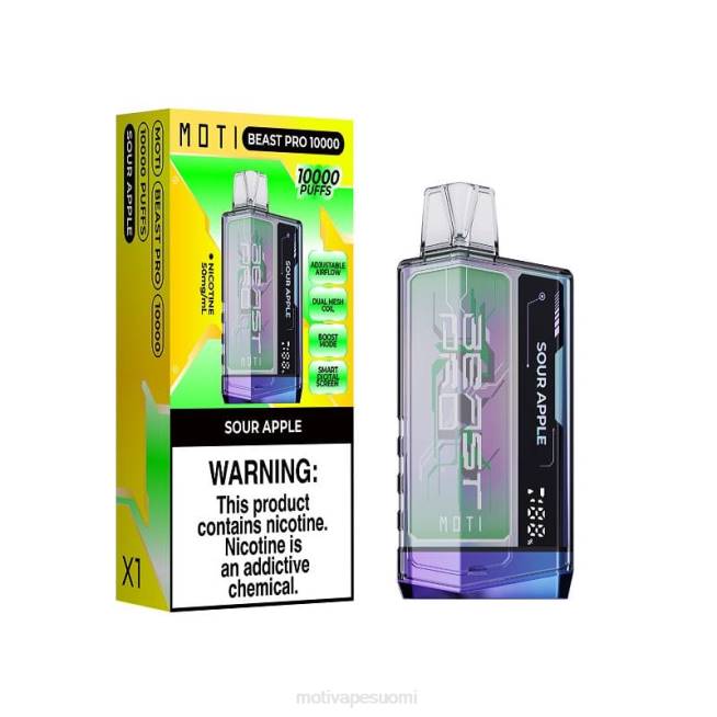 MOTI Beast Pro kertakäyttöinen vape (5%, 10000 suihketta) F60242 cola poreileva MOTI vape helsinki