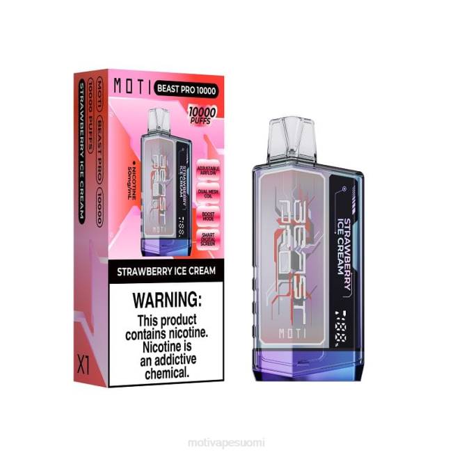MOTI Beast Pro kertakäyttöinen vape (5%, 10000 suihketta) F60242 cola poreileva MOTI vape helsinki