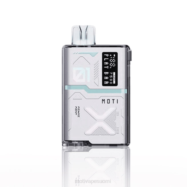 MOTI Play Bar 7500 kertakäyttöistä höyryä (5%, 7500 hengitystä) F60255 mansikka banaani MOTI vape pop suomi