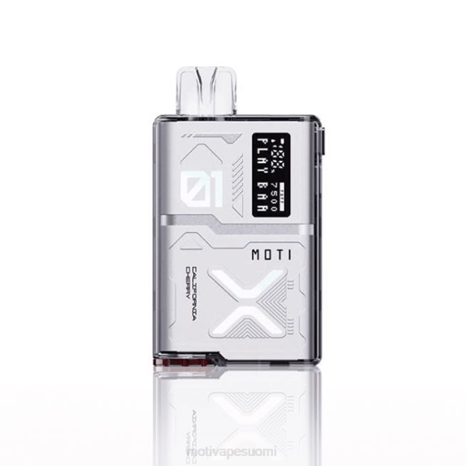 MOTI Play Bar 7500 kertakäyttöistä höyryä (5%, 7500 hengitystä) F60255 mansikka banaani MOTI vape pop suomi