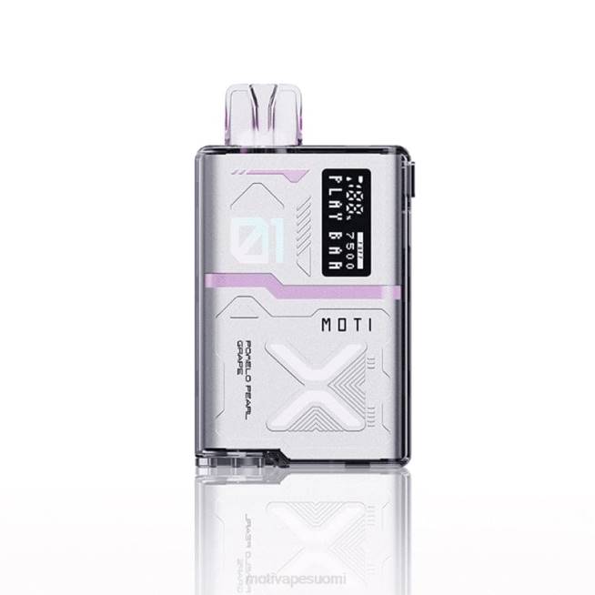 MOTI Play Bar 7500 kertakäyttöistä höyryä (5%, 7500 hengitystä) F60256 hapan omenapersikka MOTI vape pen 7 suomi