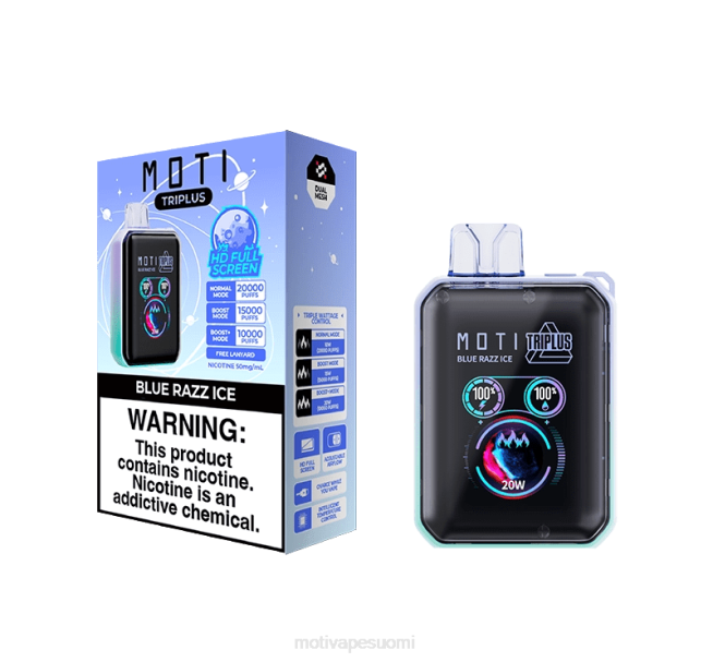 MOTI Triplus 20 000 kertakäyttöistä höyryä (5%, 20 000 puhallusta) F60210 vesimeloni jäätä MOTI vape amazon