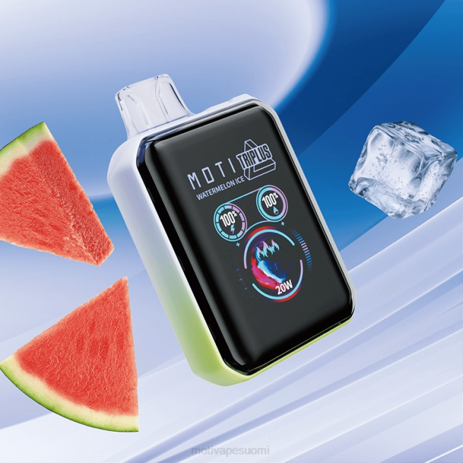 MOTI Triplus 20 000 kertakäyttöistä höyryä (5%, 20 000 puhallusta) F6025 miami minttu MOTI vape pop suomi