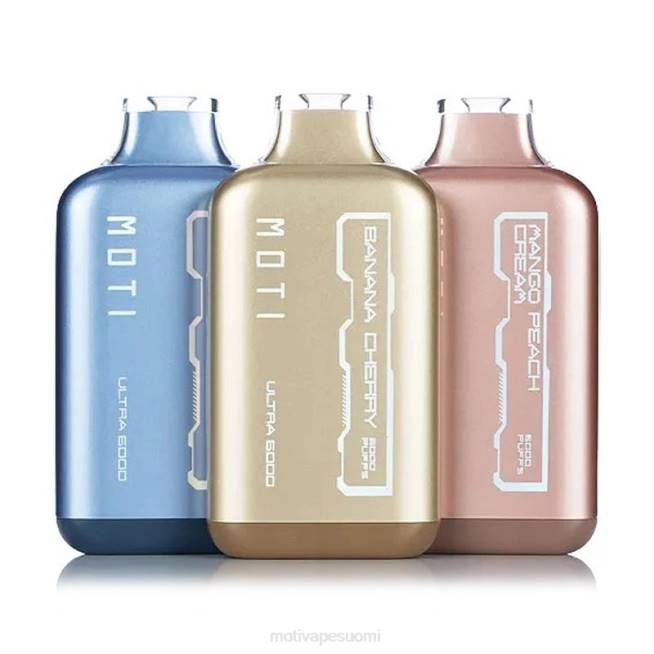MOTI Ultra kertakäyttöinen vape (5%, 6000 suihketta) F60234 kiivi passionhedelmä guava MOTI vape flavors suomi