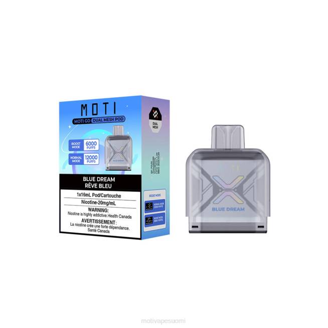 MOTI Go Pro kertakäyttöinen pussi F60297 musta helmi jäinen MOTI vape price