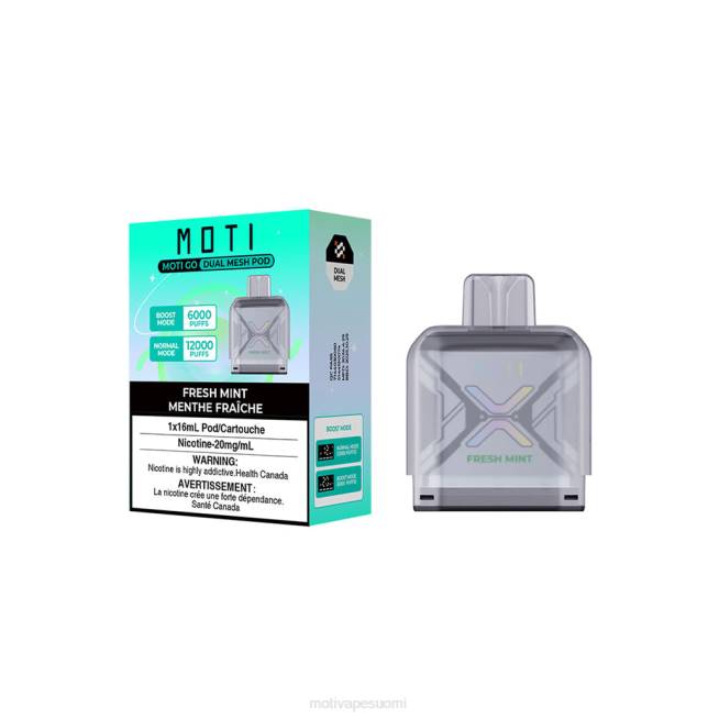 MOTI Go Pro kertakäyttöinen pussi F60297 musta helmi jäinen MOTI vape price