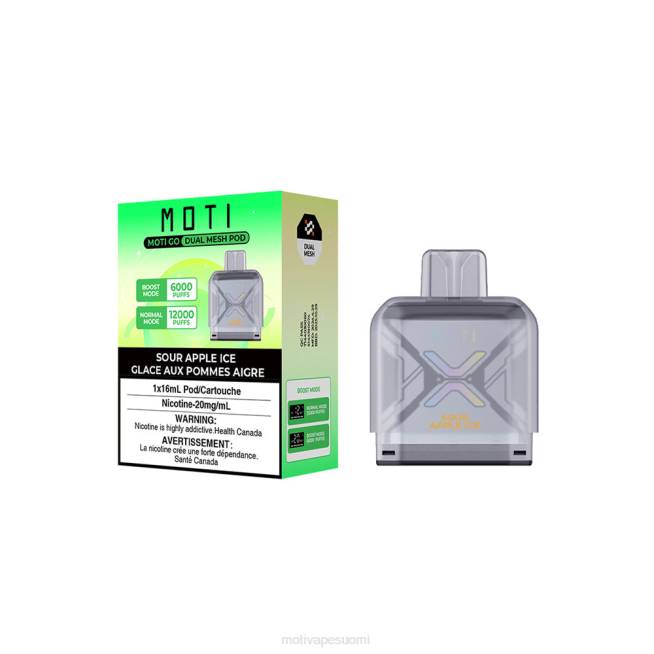 MOTI Go Pro kertakäyttöinen pussi F60297 musta helmi jäinen MOTI vape price