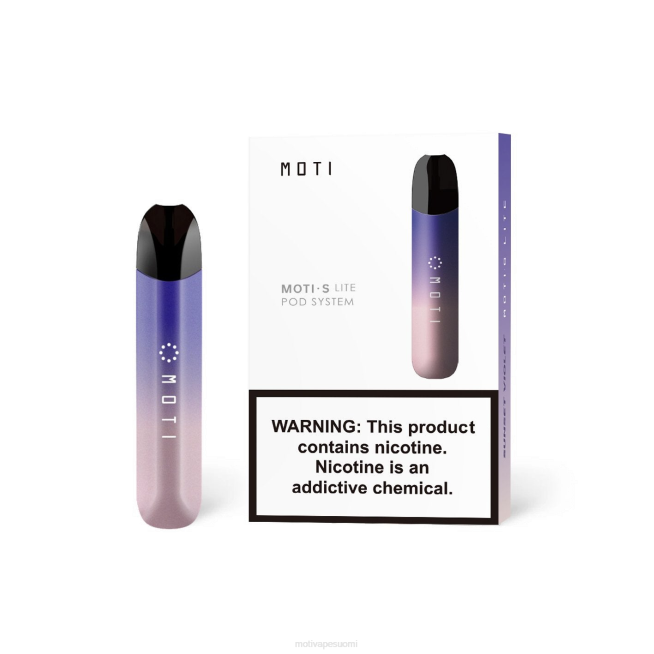 MOTI S Lite premium-laite F602112 auringonlaskun violetti MOTI vape helsinki